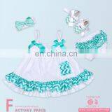 Latest Topstar Baby Christmas Dress Designs Girl Summer Dresses Infant Toddler Red & Green Polka Dot Clothes Boutiqure Kids Sets