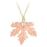 Beautiful Leaf Shape Locket Pendant Necklace