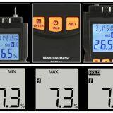 LM161 Handheld Digital Wood Moisture Meter With Integrated Probe thumbnail-5