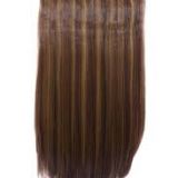 Deep Wave Brown Synthetic Hair Extensions 10inch - 20inch Silky Straight Large Stock