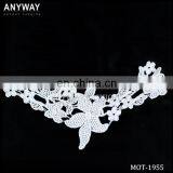 Cotton Lace Neck Trim Motif;neck Trim Cotton Lace Motif;motif Neck Trim Cotton Lace for Wedding Dress thumbnail-1