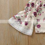 Bell Sleeve Top And Demin Pant Little Girl Outfit Sets Girls Fall Clothing thumbnail-5