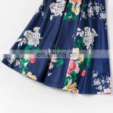 Unicorn Mommy and Me Clothes Summer Floral Printed Mother Daughter Dresses Toddler Kids Baby Girls Sundresses Vestidos thumbnail-6