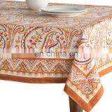 Factory Price Waterproof Luxury Beautiful Hotel Party Dining Tablecloth Wholesale Printed Table Cloth for Wedding thumbnail-2