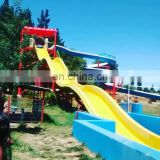 15 - 20 Meter Height Fiberglass Water Slides Two Space Bowl For Water Park