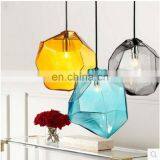 Zhongshan Nordic Style Home Decor Chandelier Glass Irregular Melt LLva Pendant Lights thumbnail-4