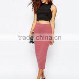 Suede Midi Women Skirt thumbnail-4