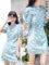 [new] leting style hollow neckline dress 2021 new summer national style ink cheongsam dress