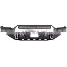 Black Front Bumper With LED Lights Winch Plate D-Rings For 2018-2020 F-150 thumbnail-1