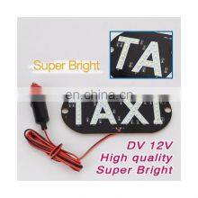 Led Lighted Sign Taxi Super Bright Auto Vehicles Car Plastic Signal Light Taxi Roof Led Top Light Board Windshield Sign thumbnail-4