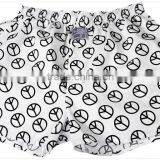 White Peace Boxer Underwear, MEN Boxer Short, Pantalones, Unter Hose thumbnail-1