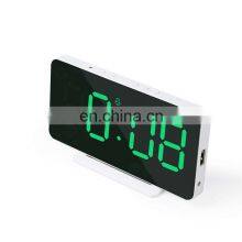 K&B Mini Desktop Led Digital Alarm Clock With USB Output Temperature and Date Display thumbnail-4