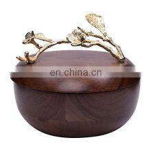 Teak Solid Wood Bowl thumbnail-1