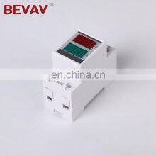 Din-Rail Dual Display Digital AC Ampere Voltage Combined Meter With Current Transformer D37-2042 thumbnail-3