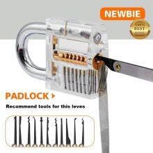 Locksmith Lock Picking Tools Set and Kit With Repair Practice Padlock thumbnail-5