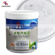 Non-toxic 1k white color water-based paint car paints acrylic water based metal paint
