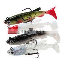 JOHNCOO Bait Fish Lure 12g 15g Jig Soft Body Saltwater Bass Fishing Lures Soft Lead Lure thumbnail-1