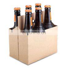 Afe and Easy Transport of Wine & Liquor Sturdy Cardboard Carrier Holds Six Bottles Corrugated Wine Bottle Carrier