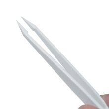 Anti Corrosion and Anti-static White Carbon Fiber Plastic Tweezers 93302 Tip thumbnail-4