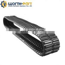 High Quality Combine Harvester Rubber Track Snow Scooter Rubber Track Made in China thumbnail-2