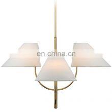 Lamp Hotel Bedroom Bedside Home Decor Contemporary Small Fabric Ceiling Chandelier thumbnail-2