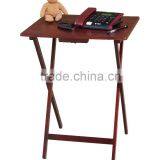 Folding Wooden Portable TV Table Tray thumbnail-1