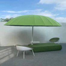 Fiberglass Patio Umbrella, Garden Outdoor Furniture Sun Umbrella, New Mushroom-shaped Aluminum Outdoor Umbrella thumbnail-3