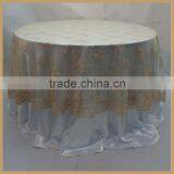 TL002B Well-made Popular and Hotsale Round Lace Wedding Cheap Table Overlay thumbnail-5
