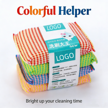 Reusable & Effective Cleaning Sponges, Multi-Purpose Scrub Cloths for Kitchen Bathroom thumbnail-2