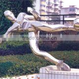 Large Modern Outdoor Stainless steel Figure Sculpture for sale