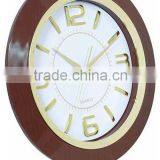 2014 New Design Round Wall Clock Battery Operated thumbnail-1