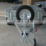 7*4 hot-dipped galvanized box trailer