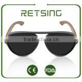 China Pilot Polarized Plastic Wooden Bamboo Sunglasses thumbnail-2