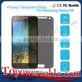 Tempered Glass Privacy Anti Spy Screen Protector For Samsung E5 thumbnail-1