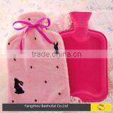 Fashion Natural Rubber Hot Water Bottle With Cover thumbnail-1