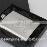 Portable 7oz Hip Flask Personalized Screw Cap Funnel Cap Stainless Drink Liquor Whisky Alcohol Alcohol Gifts Whiskey Flask thumbnail-4