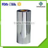 Qualified superior gas water vapour barrier metallized cpp film from wenzhou metalizing factory