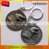 Game of Thrones Shield Round Coin Metal Pendant Key Chain Chaveiro Key Ring