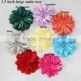 Handmade 10cm Satin Lotus Flower,Satin Flower Hair Accessory thumbnail-1