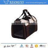 Expandable Foldable Travel Carrier Airline Approved Pet Carrier With Breathable Mesh Side Door and Window thumbnail-4