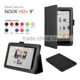 pu Leather Back Stand Case Cover for Barnes & Noble Nook Hd+ 9 Tablet