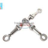 rotary three-arm 250 spider 304 316Stainless steel spiders for glass curtain wall fixing system