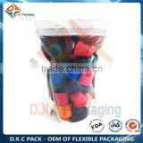 Transparent Plastic Stand Up Pouch With Zipper and Eurohole OnTop thumbnail-5