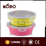 Child Colorful 3 Compartment Lunch Box With Lid thumbnail-2