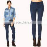 2014 New Arrival Fashion Design Wholesale Skinny 3 Colors Pencil Jeans for Woman Quality Choice thumbnail-3