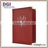 Good Menu Design Ideas Hotel Series Menu Cover/ pu Leather Executive Folder Low Fob Price thumbnail-2