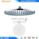 202mm Round Brass High Pressure Spray Water Saving Overhead Shower thumbnail-4