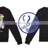 Custom 100% Fleece Polyester Men Black Pullover Printed Hoodie Sweatshirts thumbnail-6