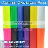 12"x394" New Arrival High Grade Glitter Light Black Car Headlight Wrap Film thumbnail-6