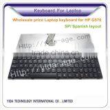 Wholesale Price SP Layout Laptop Keyboard for Lenovo G570 Black thumbnail-1